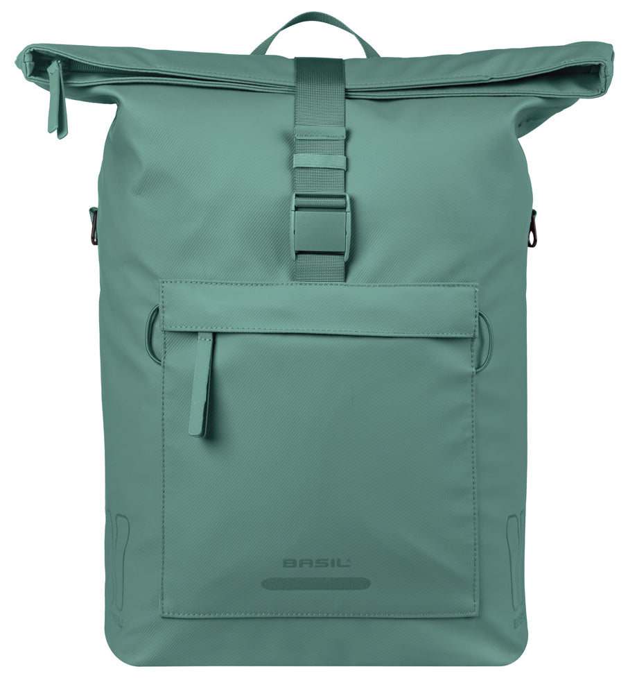 Basil fietsschoudertas brooklyn mik 17l 14 x 32 x 40 cm - groen