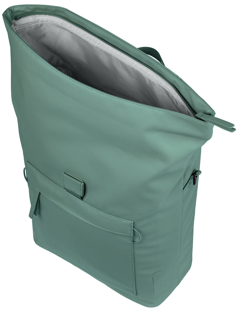 Basil fietsschoudertas brooklyn mik 17l 14 x 32 x 40 cm - groen