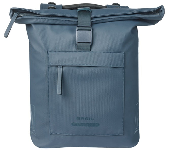 Basil dubbele fietstas brooklyn mik 41l 14 x 30 x 37 cm - blauw