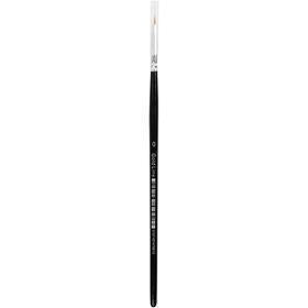 Creativ company gold line penselen, afm 1, l: 17 cm, b: 1,5 mm, rond, 12 stuk 1 doos