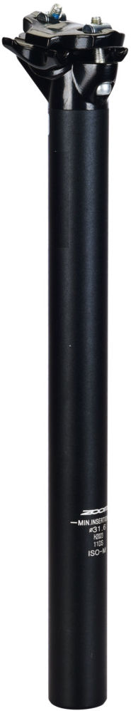 Zoom vaste zadelpen atb ø30,9 350mm 2-bouts zwart