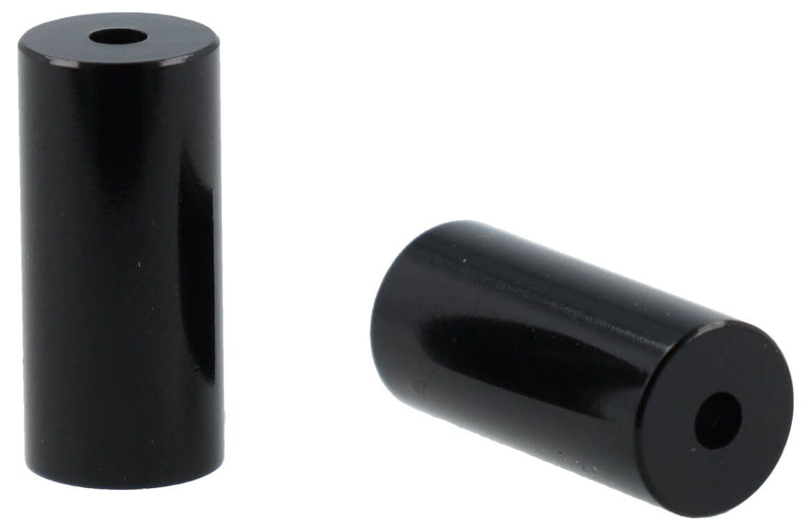 Elvedes kabelhoedjes ø5,0mm pvc - zwart