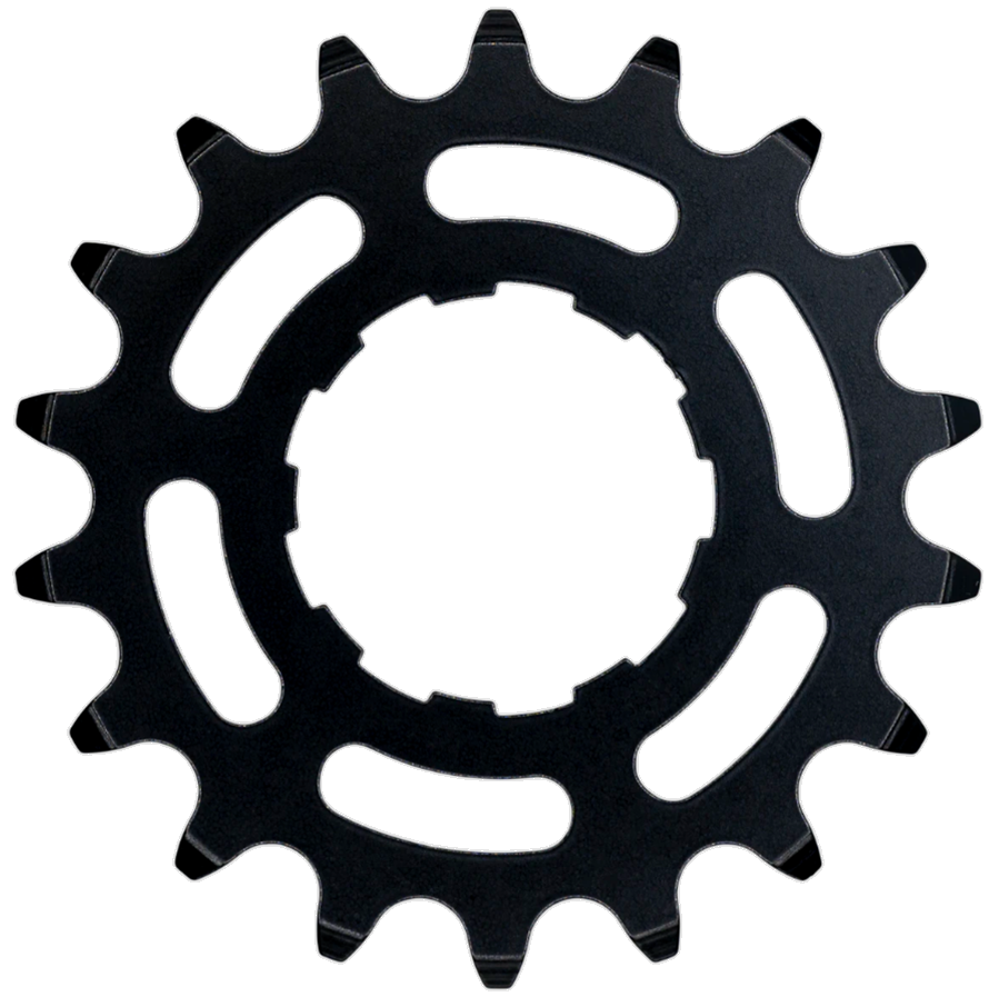 KMC Enviolo tandwiel 18T, Zwart