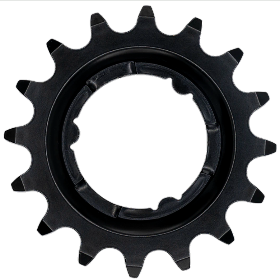 Kmc tandwiel voor shimano 16t o-mo staal 3 32 inch - zwart