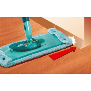 Leifheit clean twist combi clean vervangingsdoek vloerwisser drukknopen m - 33 cm static plus