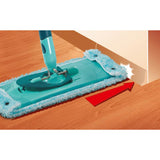 Leifheit clean twist combi clean vervangingsdoek vloerwisser drukknopen m - 33 cm static plus