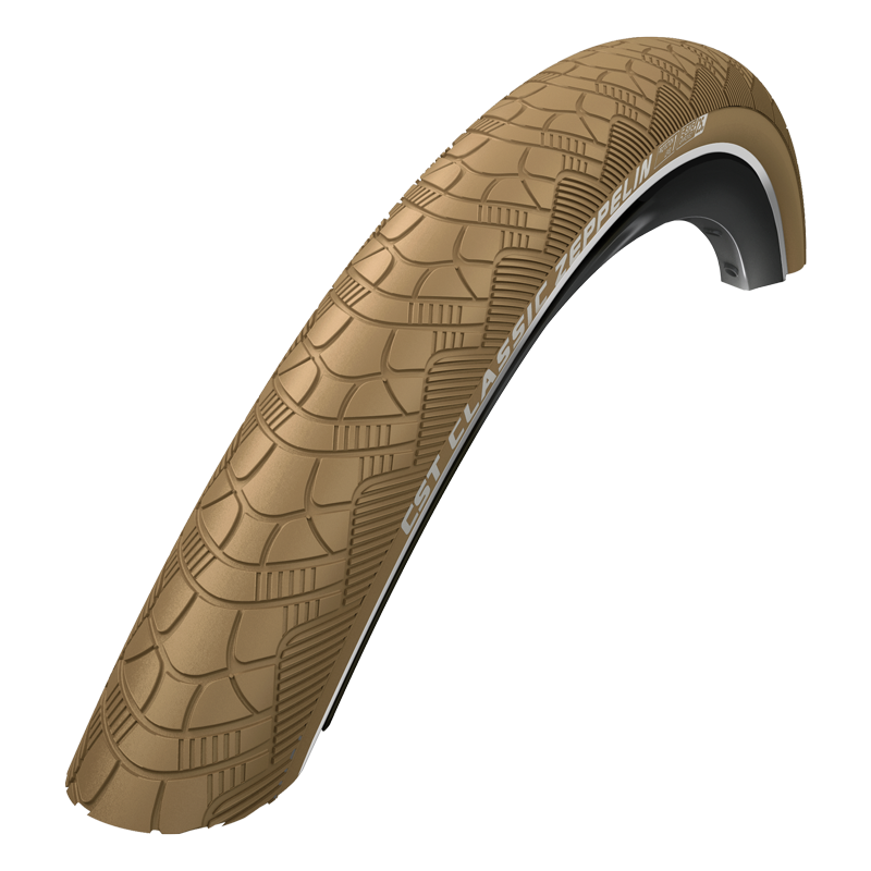 Cst buitenband zeppelin 26 x 1.75'' 47-559 - kaki met reflectie