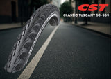Cst buitenband classic toscane 26 x 2.00'' 50-559 - zwart met reflectie