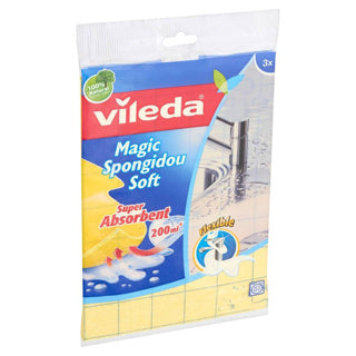 Vileda spongidou magic sponsdoek 3 stuks