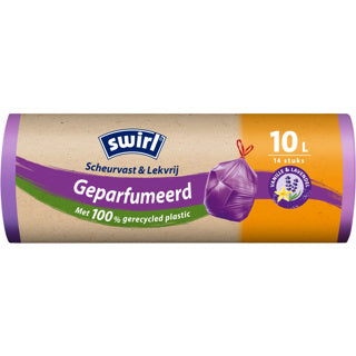 Swirl pedaalemmerzak trekband geparfumeerd 10l 14 stuks