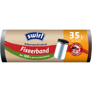 Swirl pedaalemmerzak met fixeerband 35l 10 st