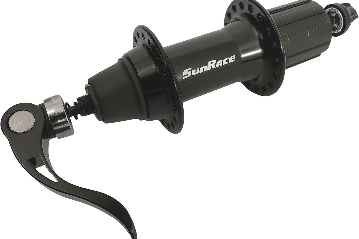 Sunrace achternaaf 8 speed hbm53 - 36 gaats - 135 mm - snelspanner - zwart