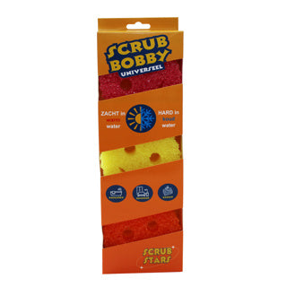 No brand spons scrub bobby universeel 3 stuks