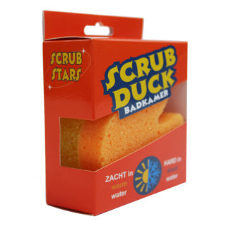 Spons scrub duck badkamer