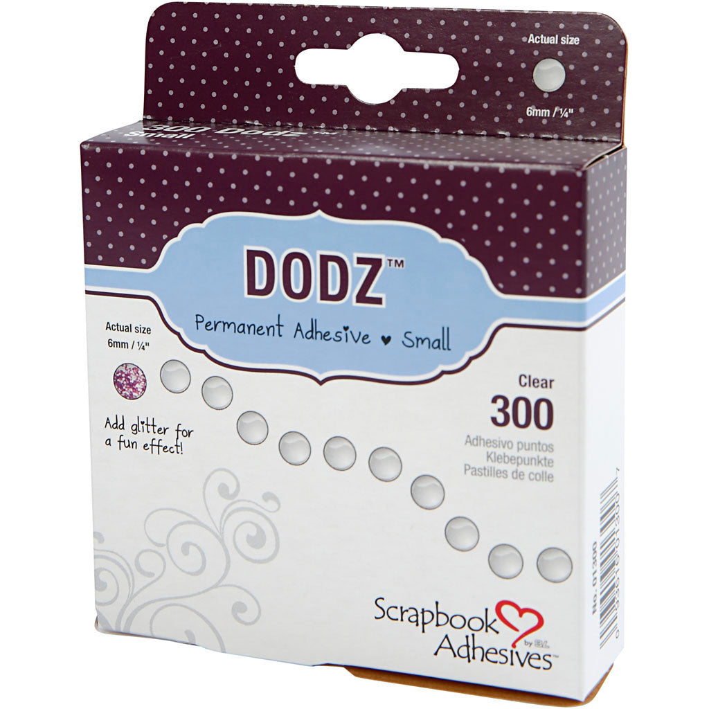 Dodz zelfklevende dots, d 6 mm, dikte 0,5 mm, 300 stuk 1 doos