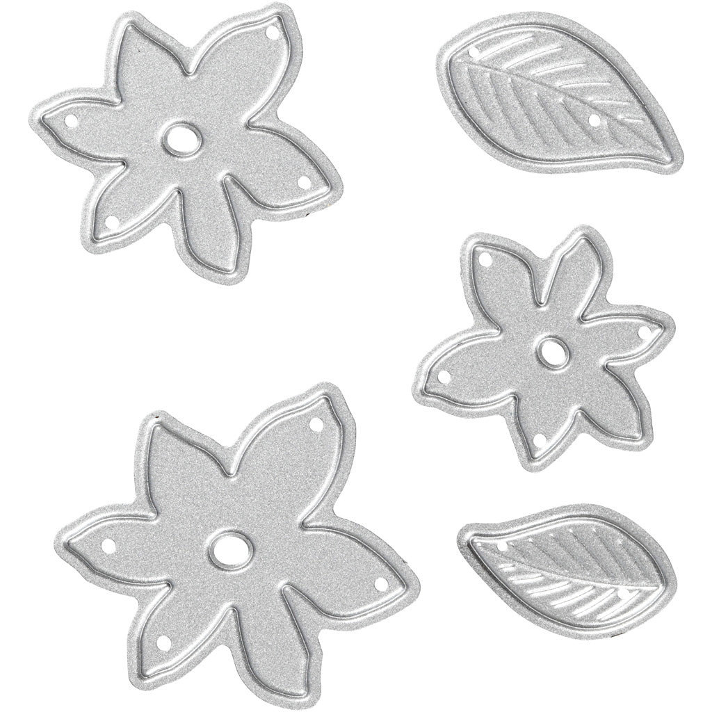 Creativ company stans- en embossing mallen, kleine planten, afm 2-5x1,2-5 cm, 1 stuk
