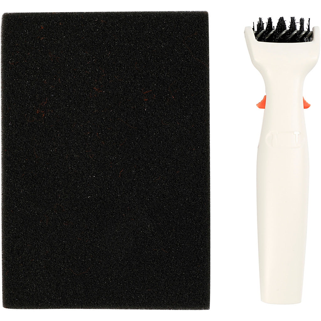 Creativ company snijmal borstel foam pad, afm 4x15,5 cm, 1 stuk