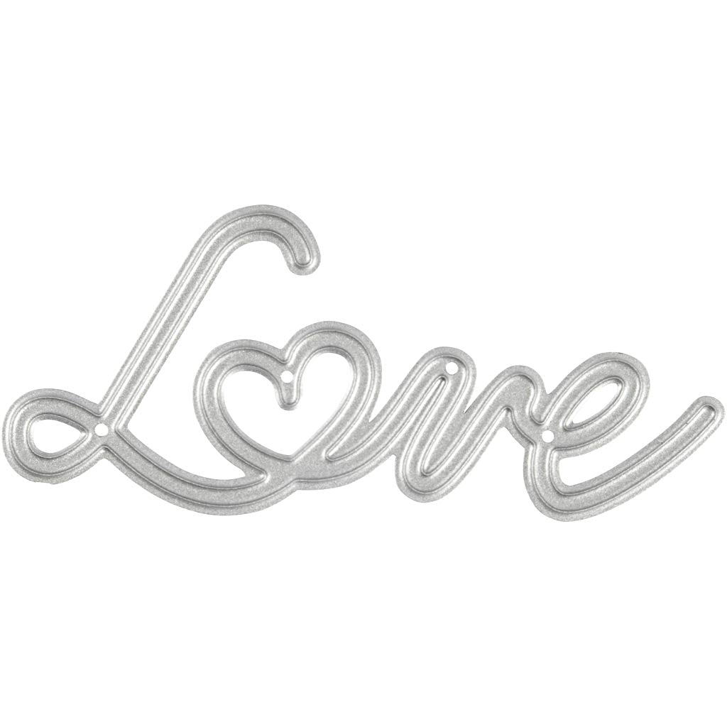 Creativ company snijmal, love, afm 69x30,5 mm, 1 stuk