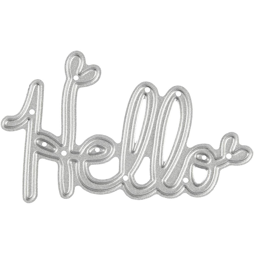 Creativ company snijmal, hello, afm 59x36 mm, 1 stuk