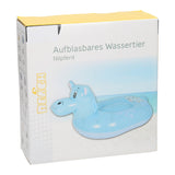 Opblaasbaar waterdier nijlpaard, 155cm