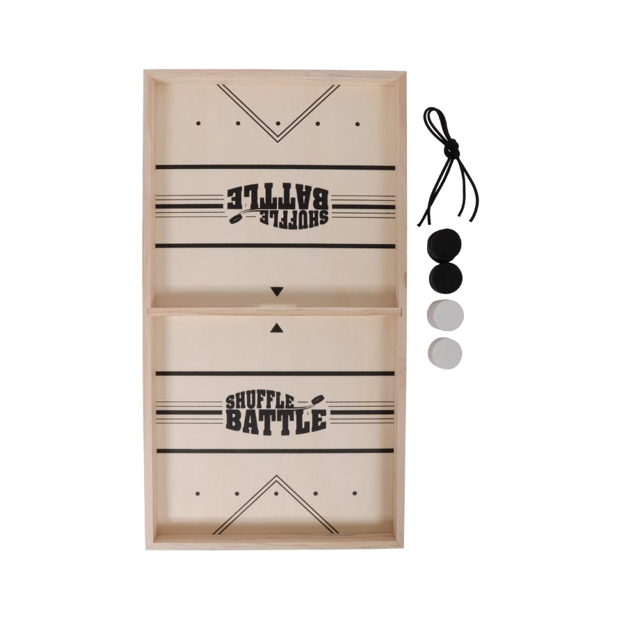 Shuffle houten battle spel