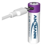 Abi usb oplaadbare batterijen aa met oplaadkabel
