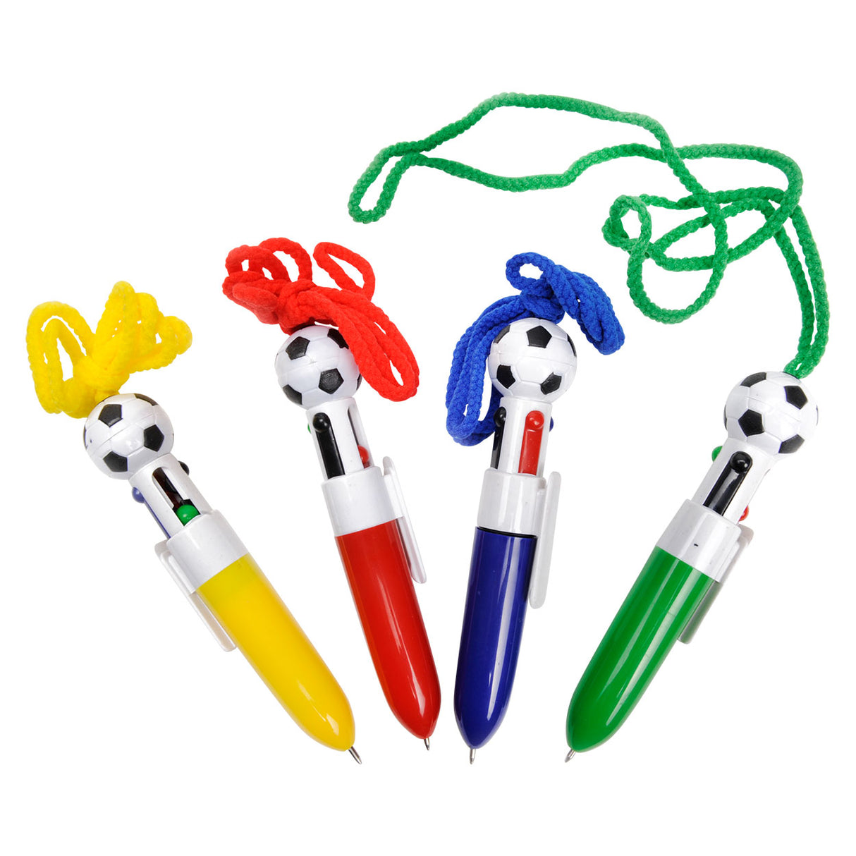 Duckiez meerkleurenpen - voetbal