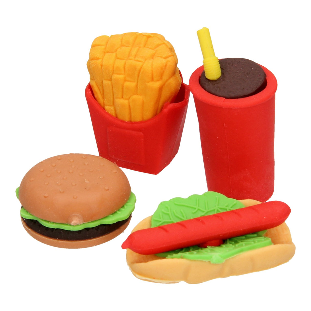Gummetjes fastfood, 4st.