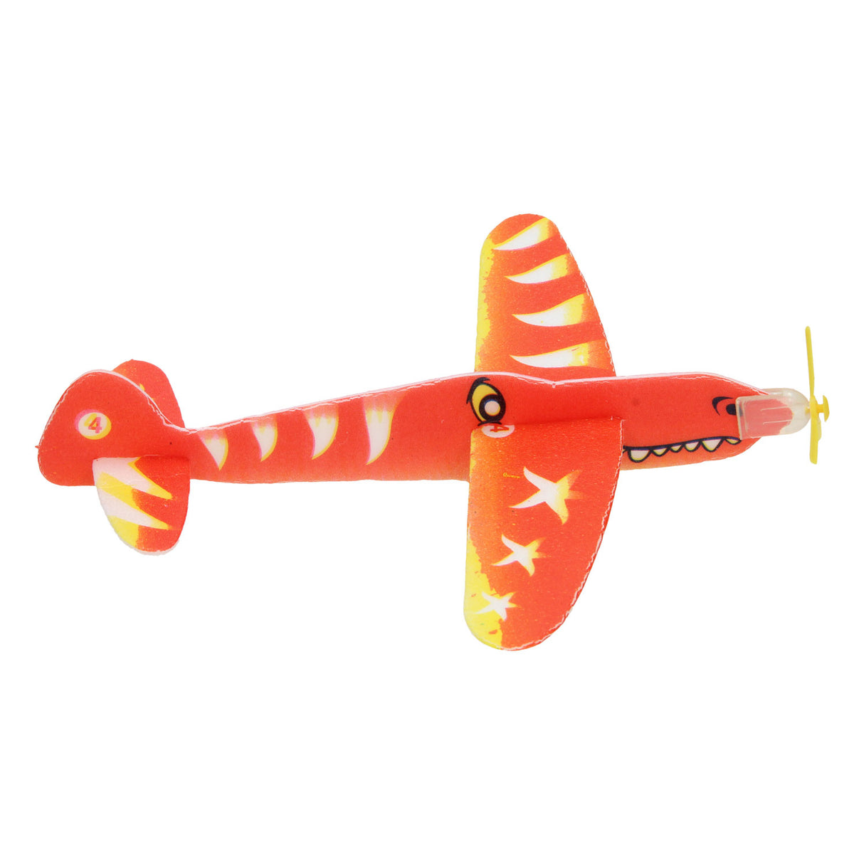 Duckiez foam vliegtuigje dino