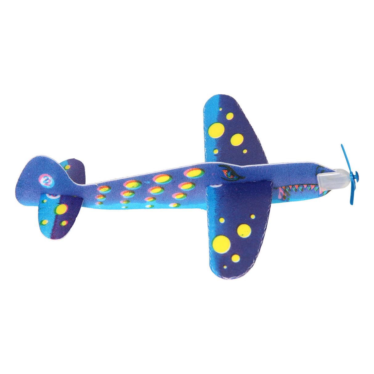 Duckiez foam vliegtuigje dino