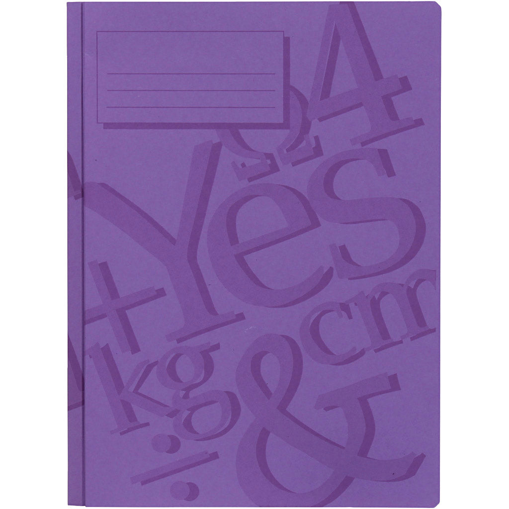 Werkmap, a4, violet, 100 stuk 1 doos