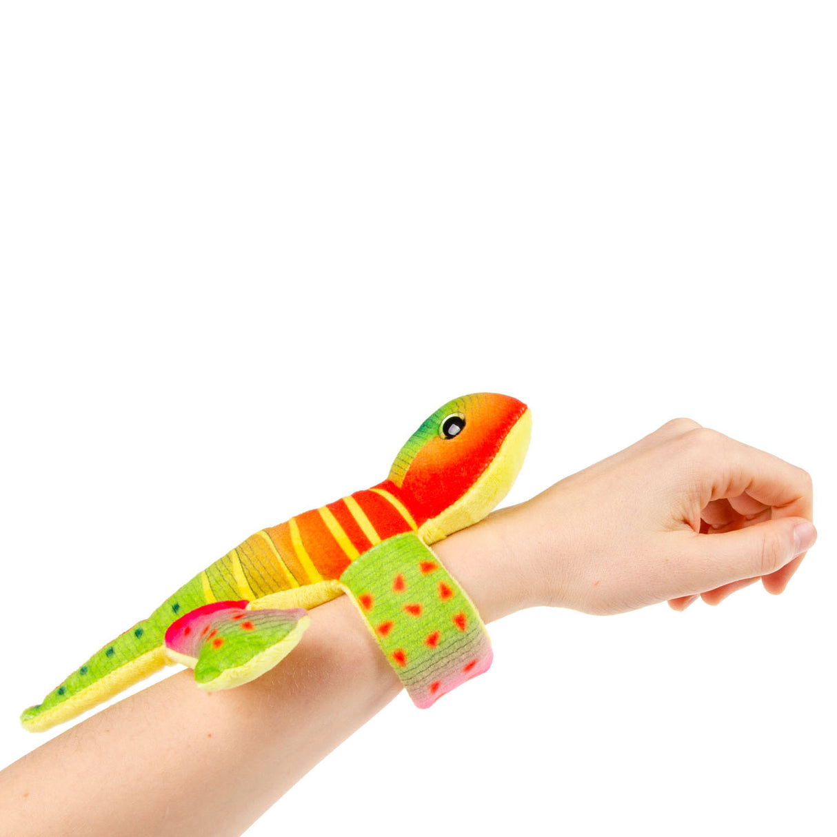Lg-imports klaparmband pluche hagedis