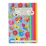 Duckiez kleurboek met stickervel lachgezicht