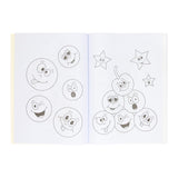 Duckiez kleurboek met stickervel lachgezicht