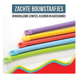 Clics spaghetteez fusilli reuzenrad flexibele bouwstaafjes, 46dlg.