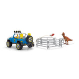 Schleich dinosaurs off-road voertuig met dino wachtpost 41464