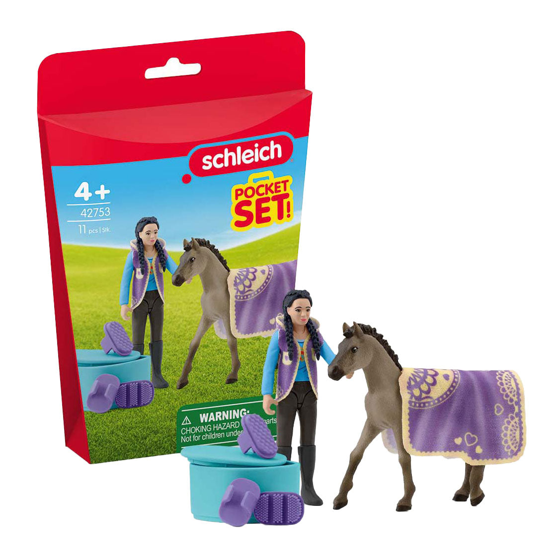 Schleich horse club schoonheidsset met kim 42753