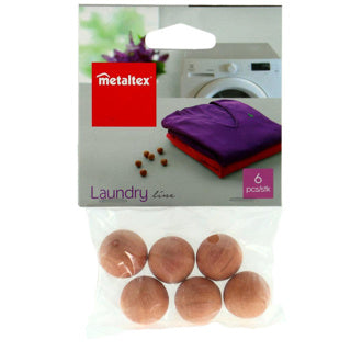 Metaltex motten ballen 6 stuks