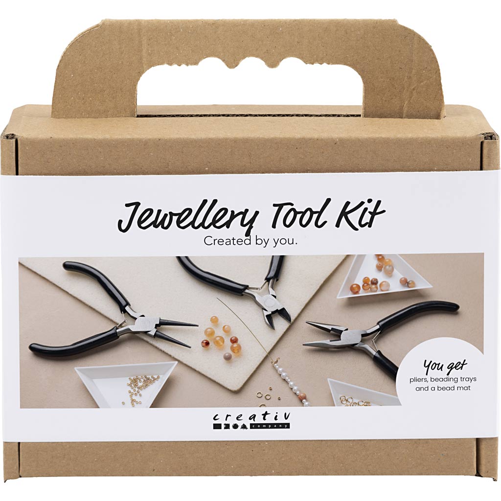 Creativ company gereedschapsset voor sieraden, l: 10+11+12 cm, 1 set 1 doos