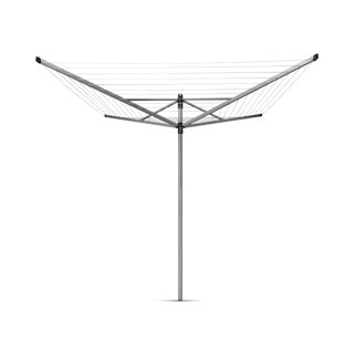 Brabantia lift-o-matic 60m + grondanker + hoes metallic grey