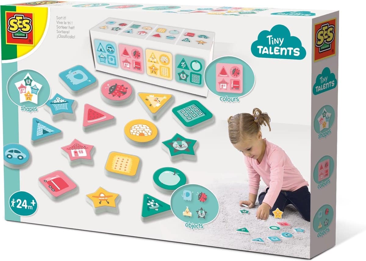 Ses tiny talents sorteer het zoek alle kleuren bij elkaar