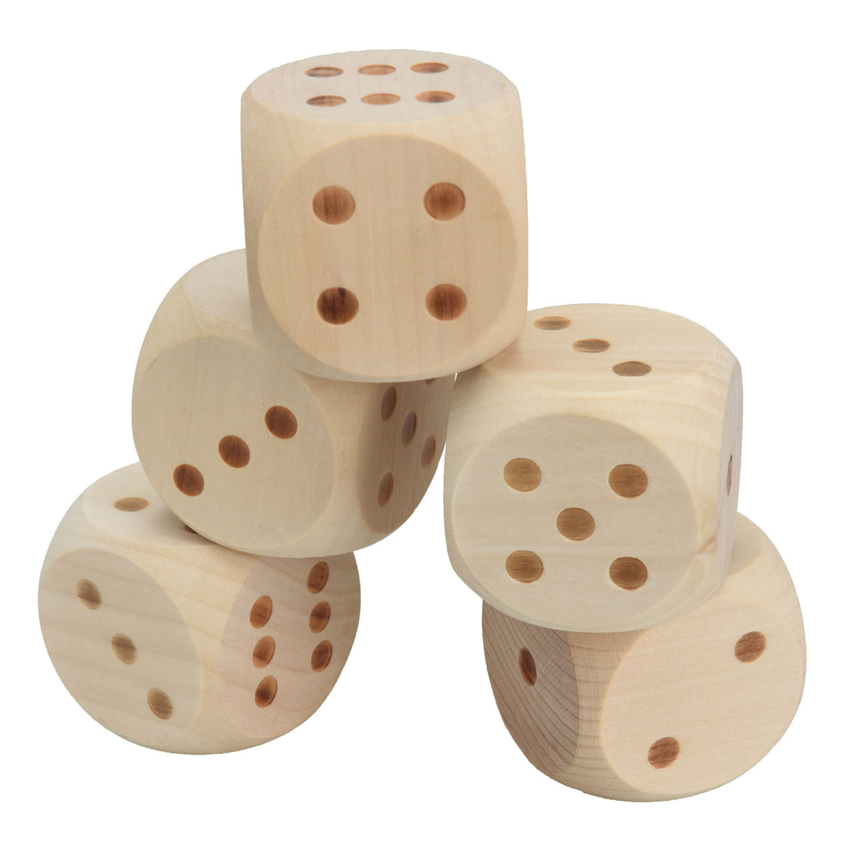 Houten dobbelspel xl
