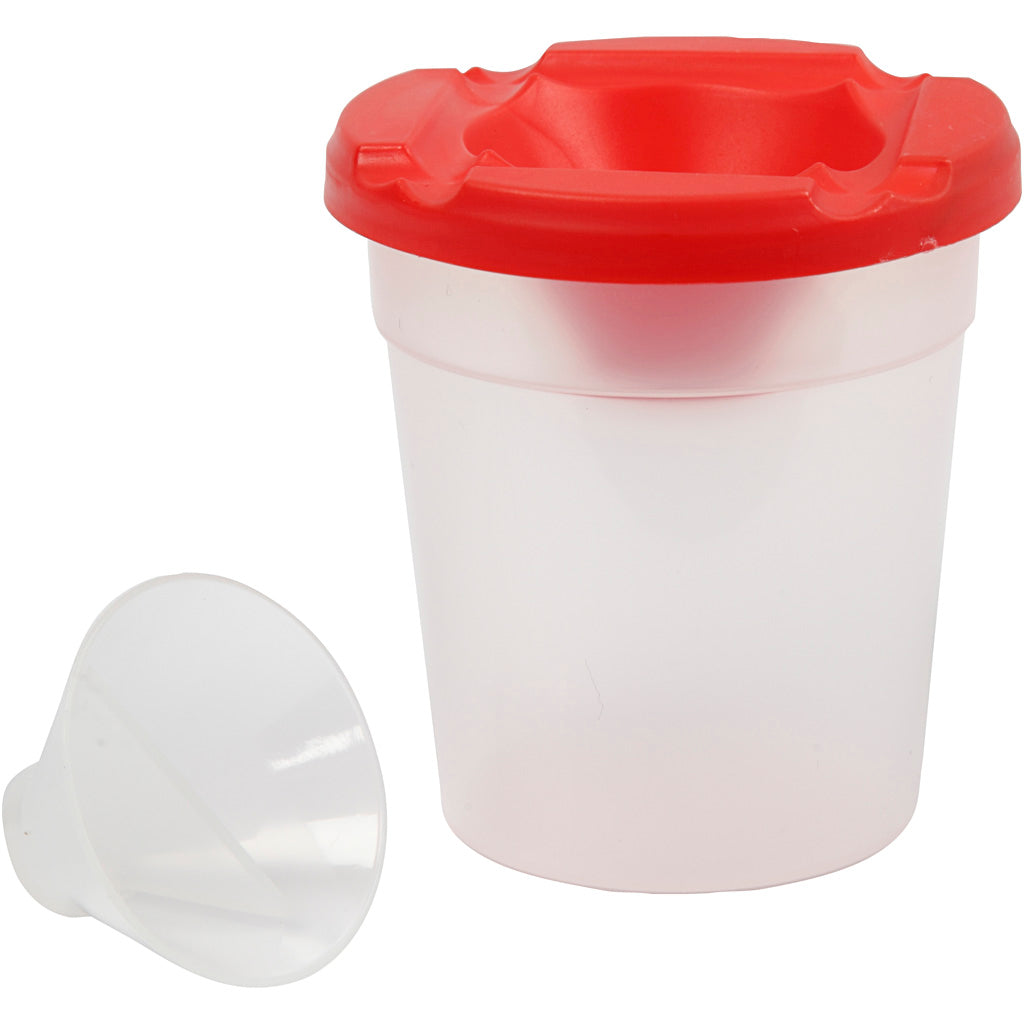 Creativ company niet-knoeien pot, h: 8,5 cm, d 8 cm, 250 ml, 15 stuk 1 doos