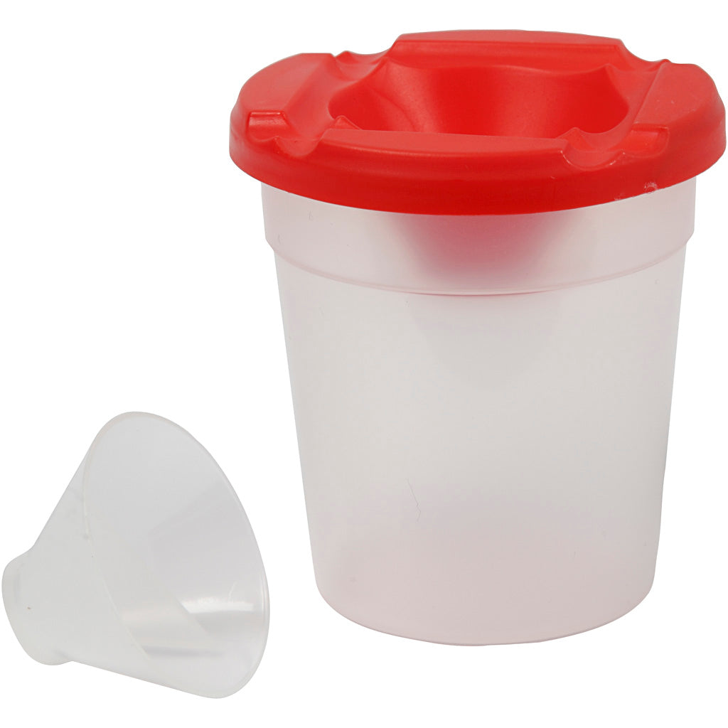Creativ company niet-knoeien pot, h: 8,5 cm, d 8 cm, 250 ml, 1 stuk