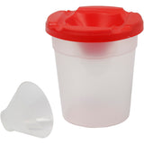 Creativ company niet-knoeien pot, h: 8,5 cm, d 8 cm, 250 ml, 1 stuk