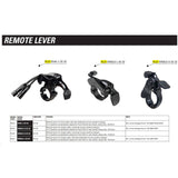Srsuntour sr suntour - remote lock bediening rl22 single-l-2c-22