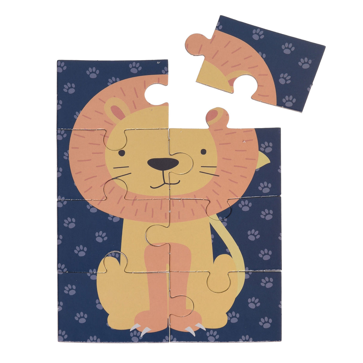 Mini puzzel dieren, 8st.