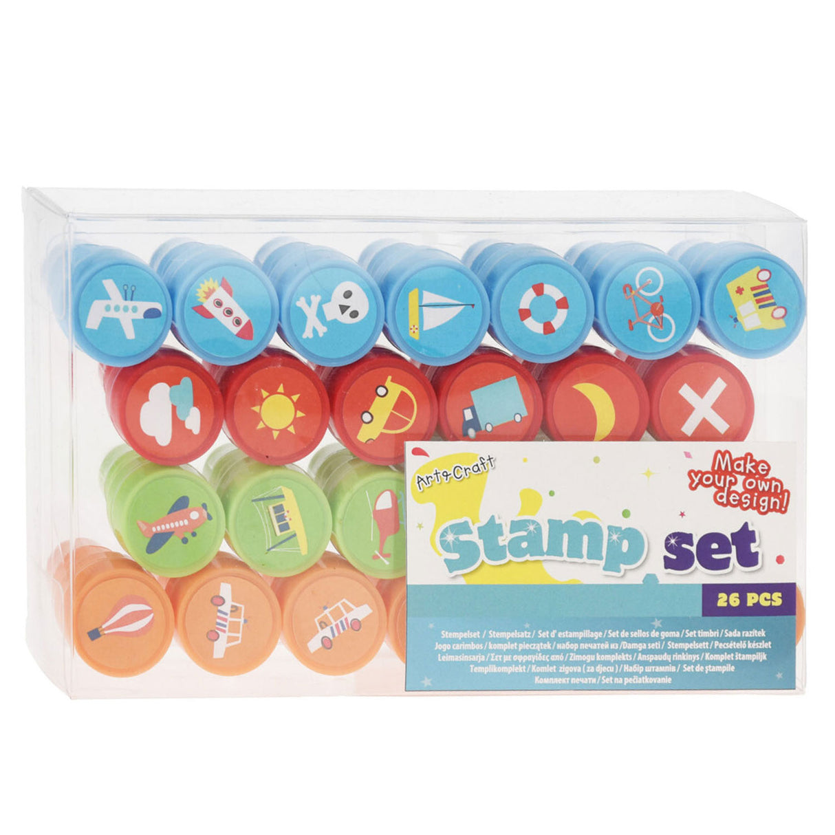 Stempelset figuren, 26dlg.