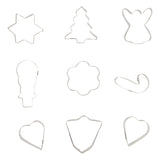 Uitsteekvormen set kerst, 10st.