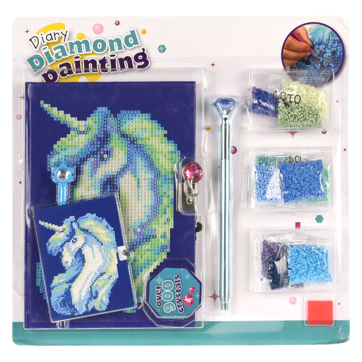 Diamond painting dagboek set